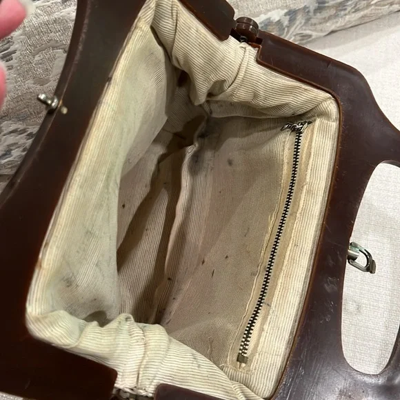 Vintage beaded handbag - Picture 8 of 11